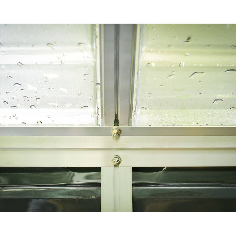 Skylight 6 ft. Midnight Grey Garden Outdoor Storage Shed