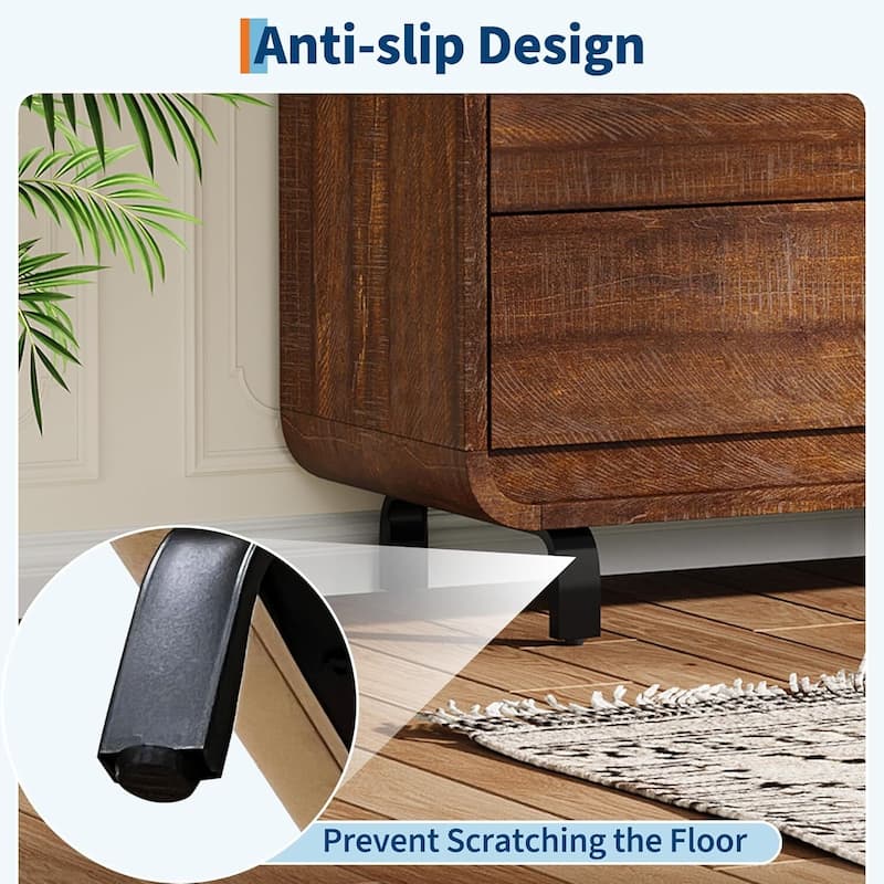 47" Wide Modern 6 Drawers Dresser for Bedroom, Living Room, Hallway