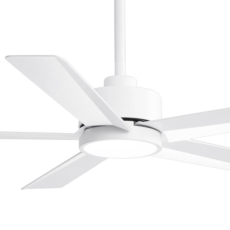 Breezary 65"/52"/42" 5-Blade LED Ceiling Fan with Light Kit and Remote