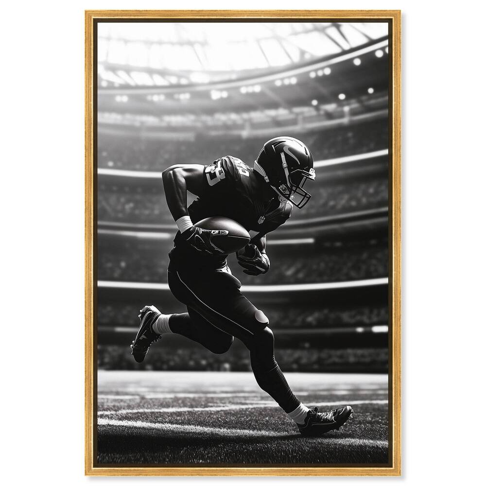 Football Stadium Canvas by Art Remedy