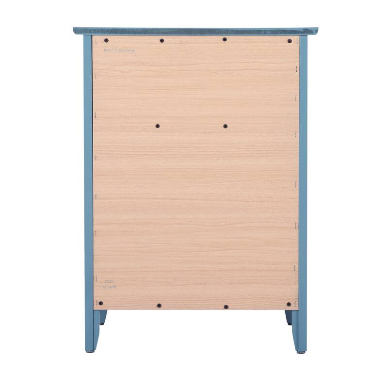 Izzy 1-drawer and Cabinet Wooden Nightstand