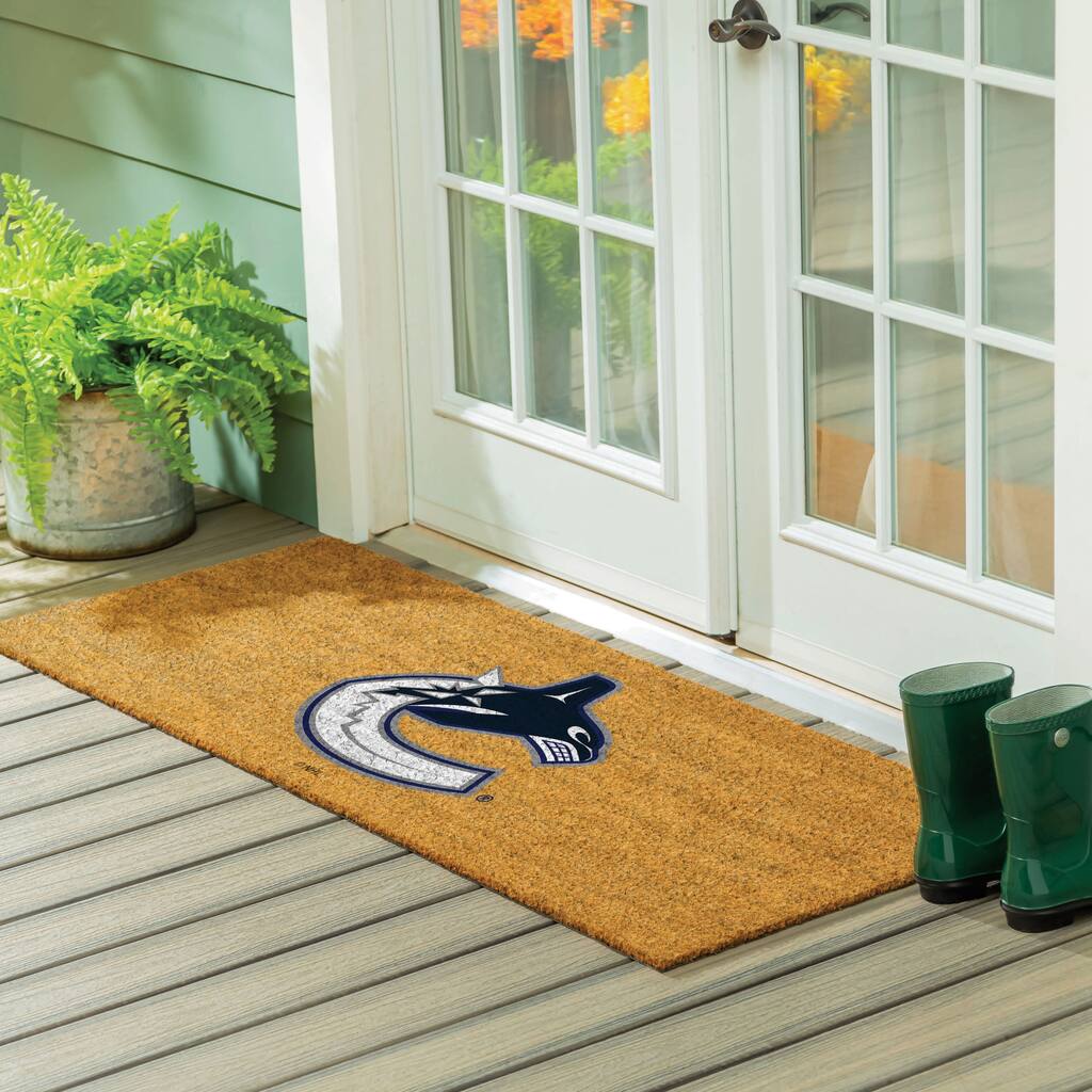 Vancouver Canucks Full Color Indoor/Outdoor Coir Mat