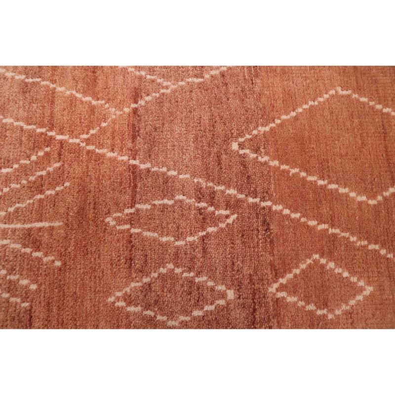 ECARPETGALLERY Hand-knotted Tangier Copper Wool Rug - 9'0 x 12'0