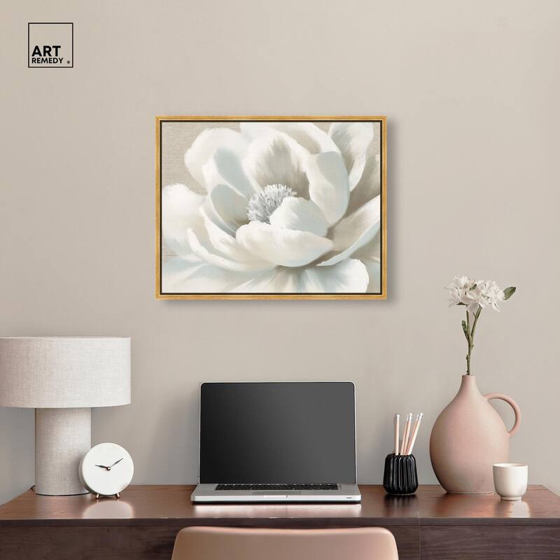 Silken Sepal II Canvas by Art Remedy