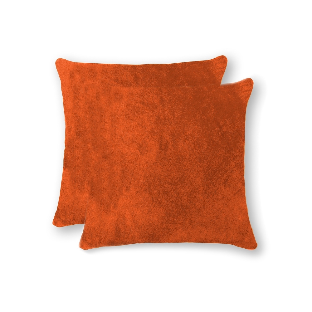 Orange Leather Throw Pillows Bed Bath Beyond