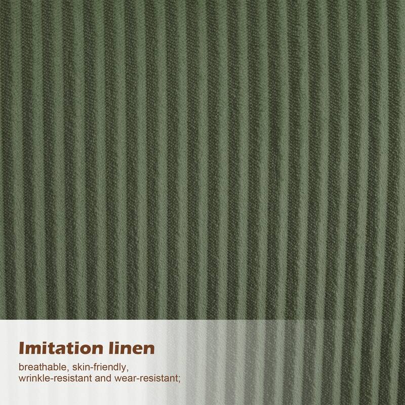 2 Set Upholstered Lounge Arm Chair with Pillow - Set of 2