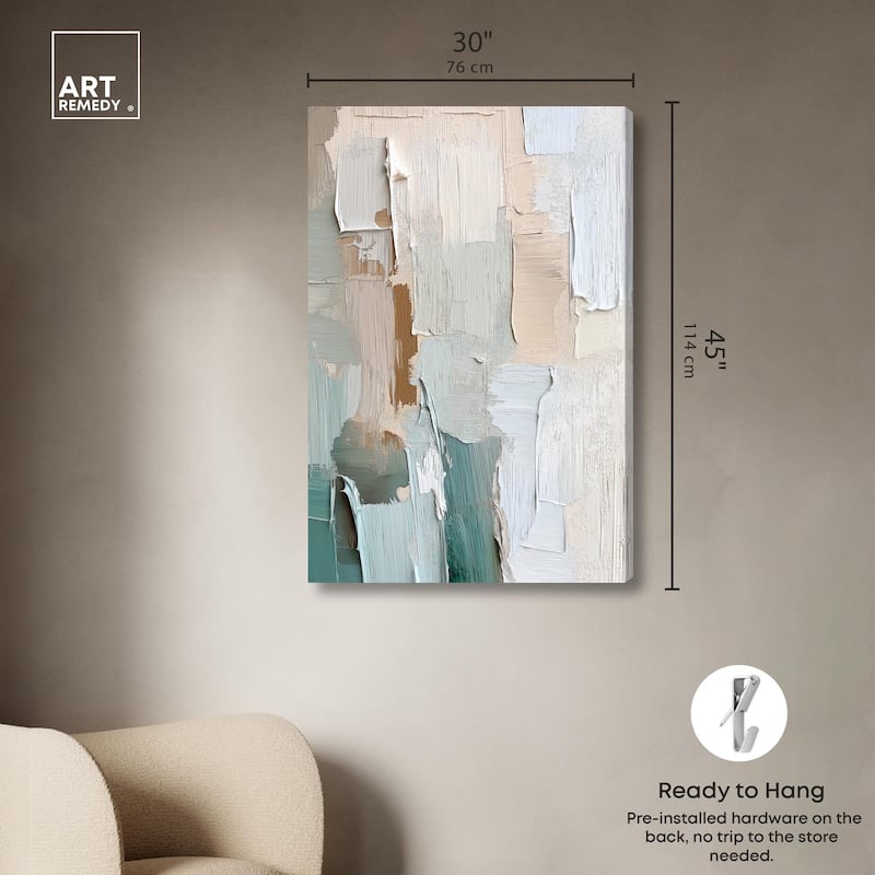 Impasto Intervals II Canvas by Art Remedy, Gallery Wrapped
