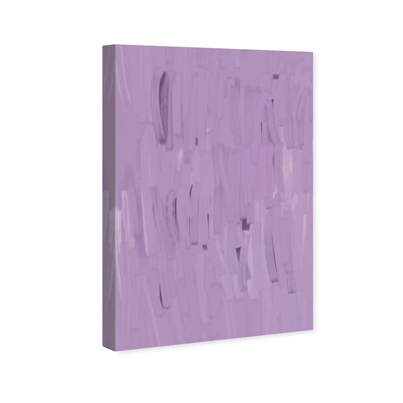 Wynwood Studio Canvas Abstract Purple Spreading Purple and Modern & Contemporary Wall Art Canvas Print
