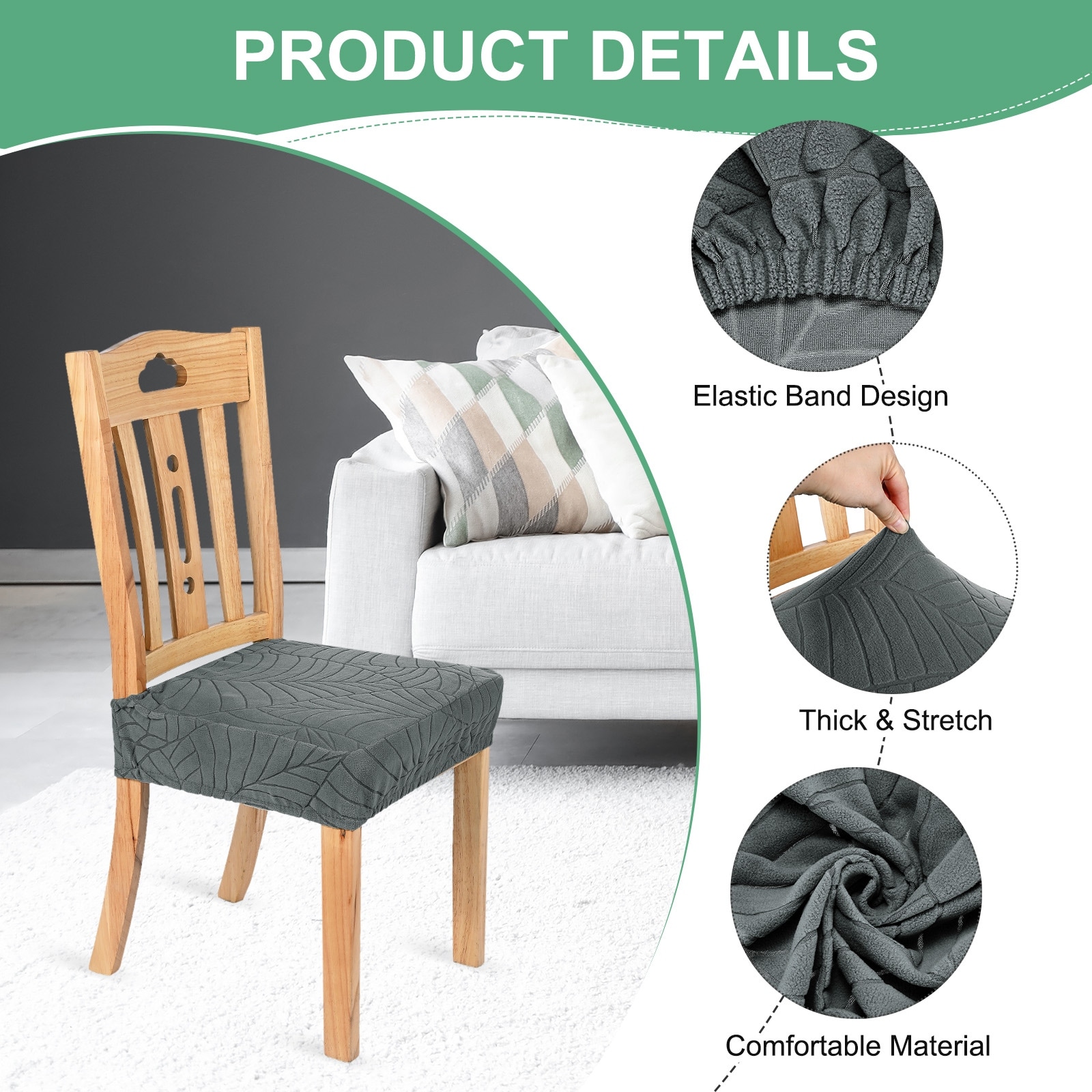 Waterproof Dining Seat Chair Covers