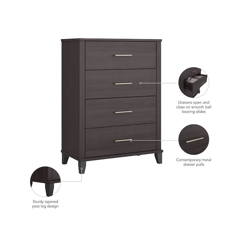 Somerset Chest of Drawers in Ash Gray
