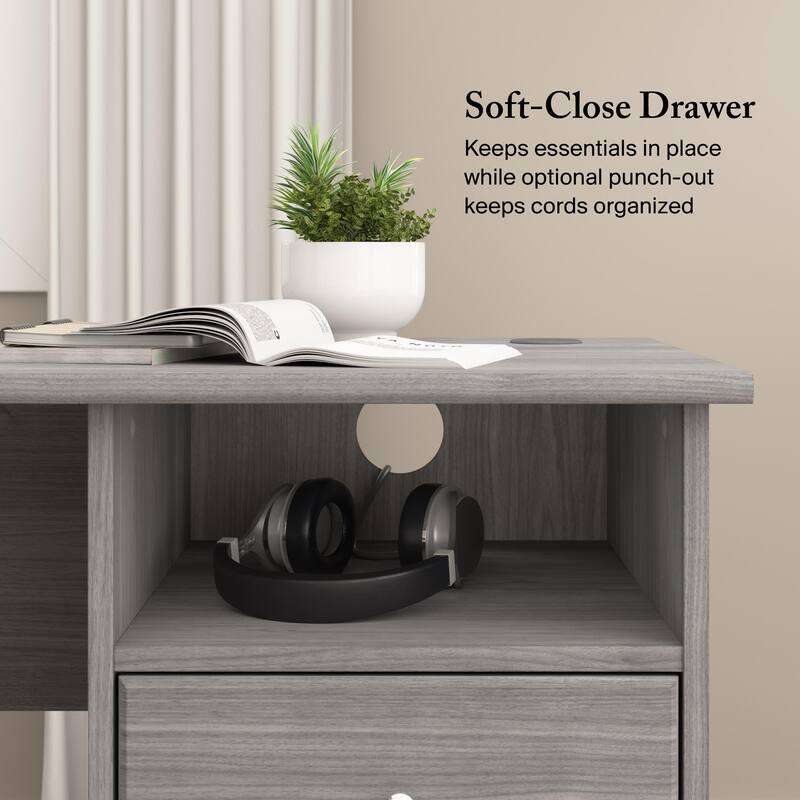 Cabot 60W L Shaped Computer Desk with Storage by Bush Furniture