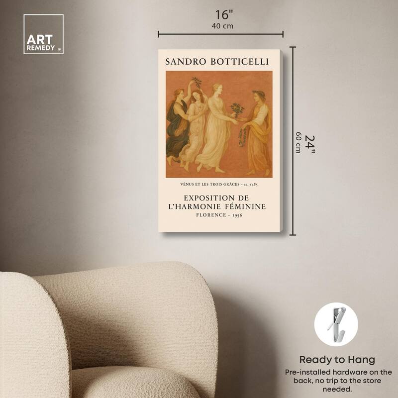 Exposition of Feminine Canvas by Art Remedy, Gallery Wrapped