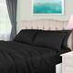 Superior Egyptian Cotton 650 Thread Count Bed Sheet Set - King - Black