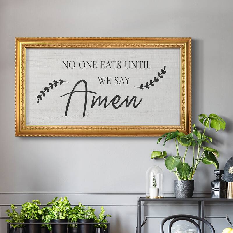 Navy Gold Map Premium Framed Canvas- Ready to Hang