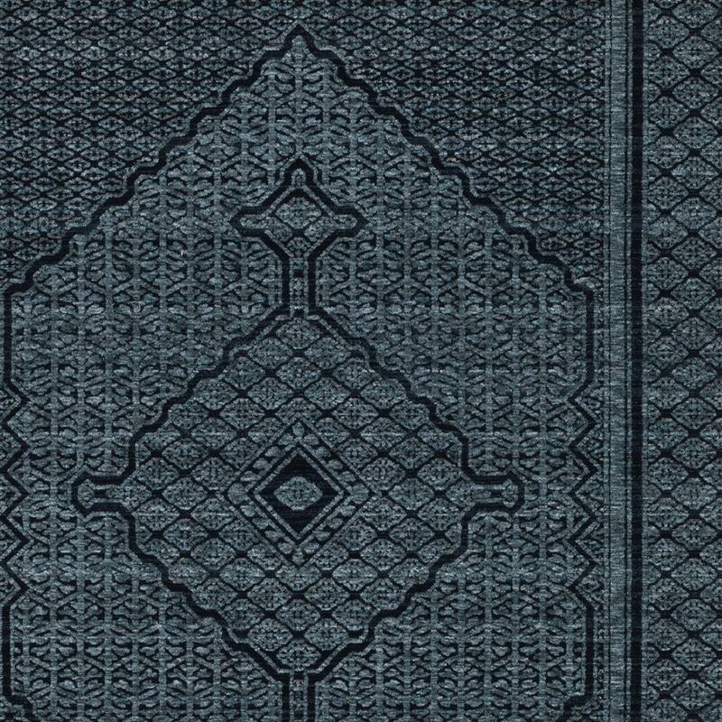 HomeRoots Medallion Traditional Runner Area Rug