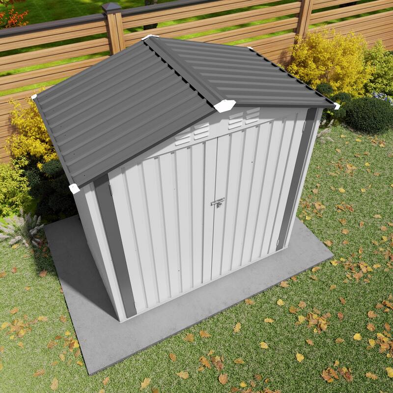 6X3.5FT Metal Storage Shed