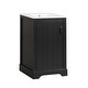 preview thumbnail 15 of 13, 20" Bathroom Vanity with Sink, Bathroom Cabinet with Soft Closing Door, Storage Rack and Adjustable Shelve, Black