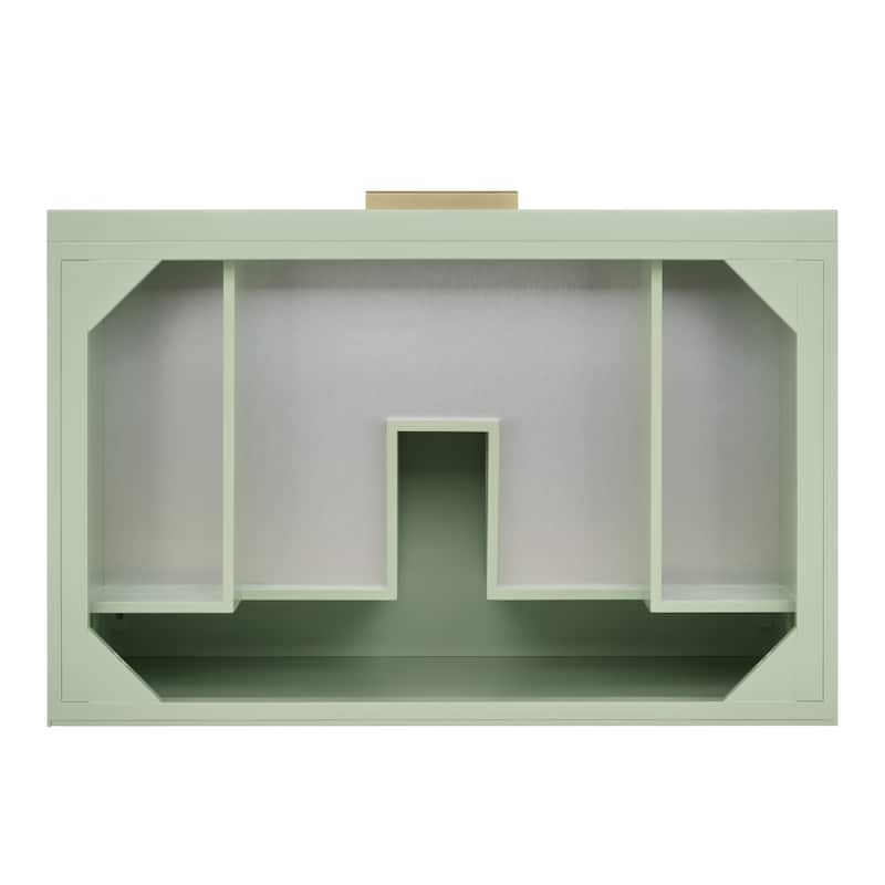 Emmeline 36" Single Vanity Cabinet, Pistachio - Pistachio - 36"