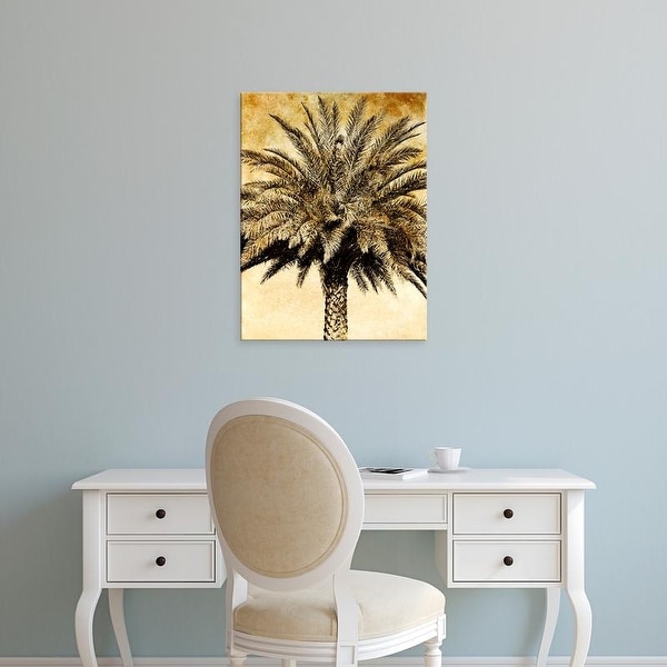 Easy Art Prints Skip Nall's 'Palms on Brown V' Premium Canvas Art