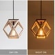 preview thumbnail 7 of 5, Globe Wooden Pendant Light Vintage Cage Hanging Lamp