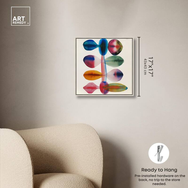 Chromatic Column Canvas by Art Remedy