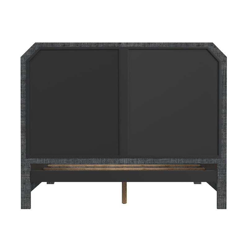 Bar Harbor Raffia Panel Bed