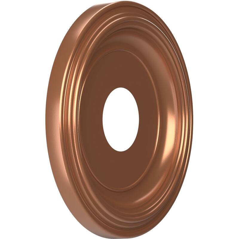 3 1/2" Inside Diameter - Traditional Thermoformed PVC Ceiling Medallion