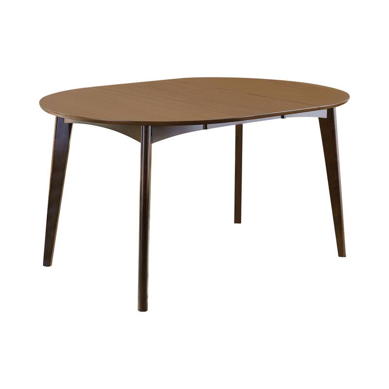 Linnea Mid-century Modern Walnut 5-piece Dining Set