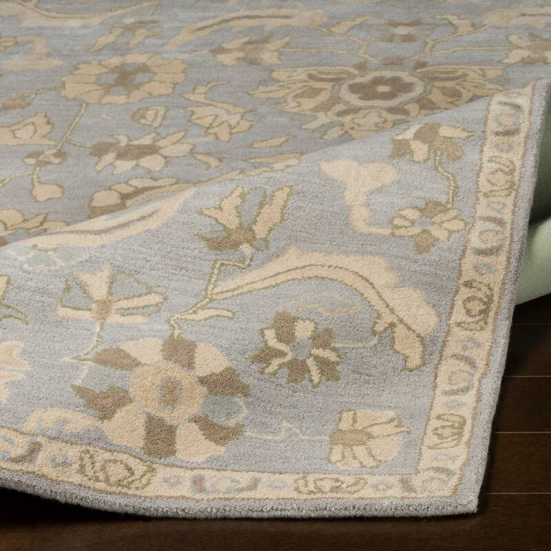 Hand-Tufted Wigton Floral Wool Area Rug