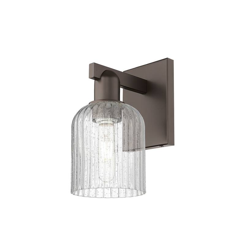 Innovations Lighting 716-1W-11-5 Bridal Veil Sconce Bridal Veil 11" - Oil Rubbed Bronze / Seedy