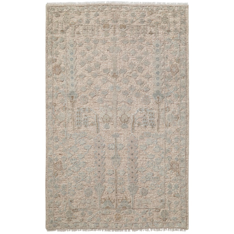 Terra by Obeetee Shirin Neutral Rug - Lavender/Ivory - 7'9" x 9'9"