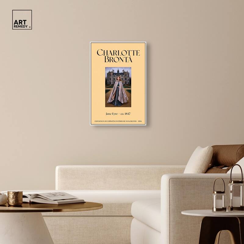 Protagonist of Jane Eyre Canvas by Art Remedy