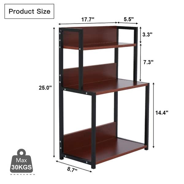 Condimnet Rack Multi-Functional Three-Storey Condiment Rack Kitchen Supplies ...