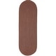 preview thumbnail 21 of 32, Rhody Rug Lexington Tweed Indoor/Outdoor Braided Rug 2' x 8' Runner - Garnet
