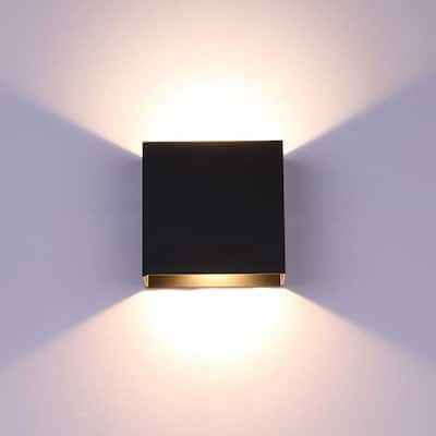 Led hallway light black wall light aluminum kitchen light