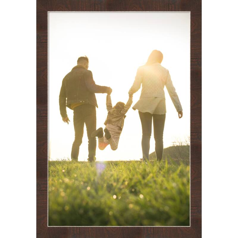 Wildwood Brown Narrow Framed Picture Frame, Photo Frame - 24x36