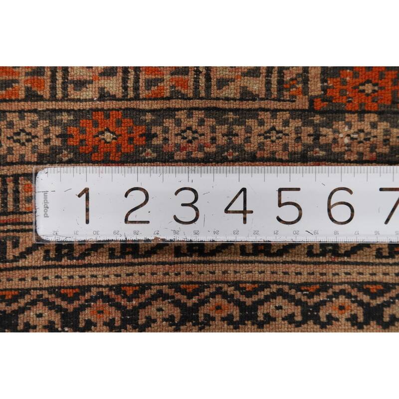 Bokhara Persian Vintage Area Rug Handmade Wool Carpet - 4'6" x 6'1"