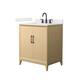 Option White Oak / Giotto Quartz Top / Matte Black