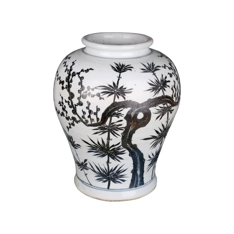 Bamboo Flaring Rim Dynasty Decorative Jar