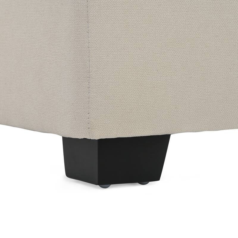 Luxurious 3Seat Linen Sofa with Removable Cushions and Comfortable