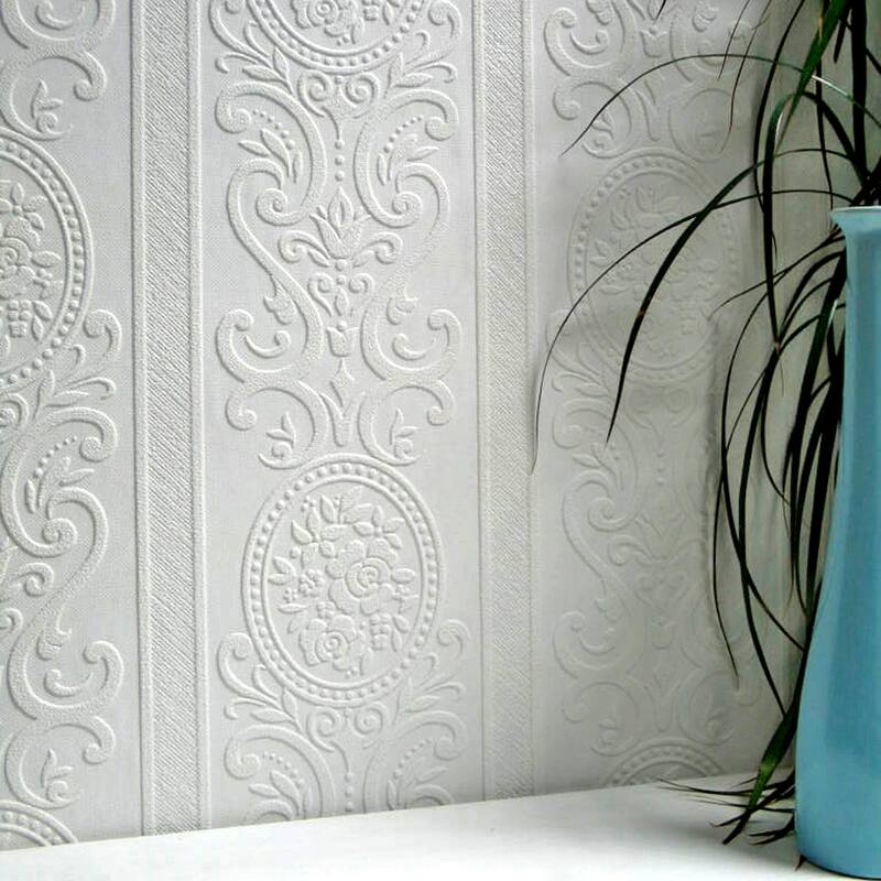 Farmersville Ada Paintable Textured 33' L X 20.9 W Vinyl Wallpaper