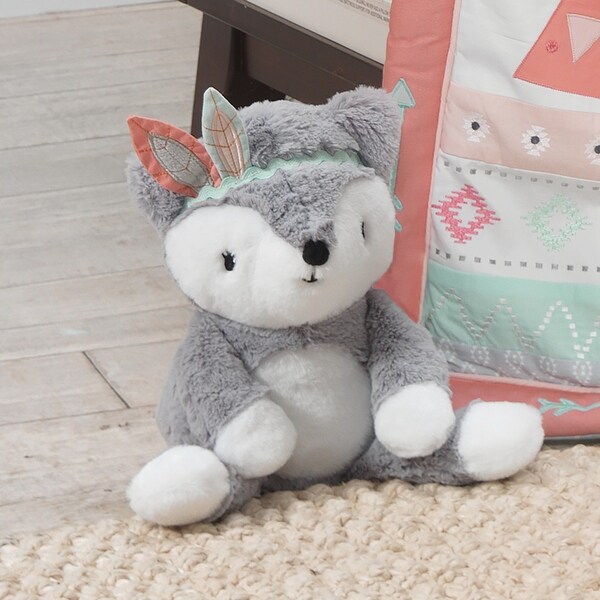 lambs & ivy little pirates plush fox stuffed animal