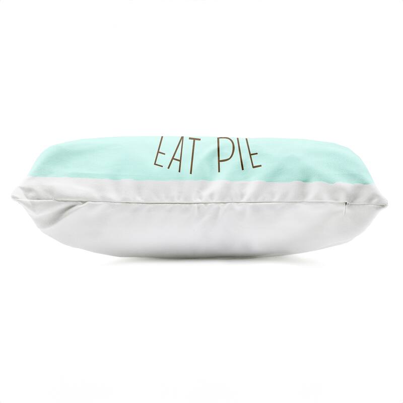 Stupell Give Thanks Eat Pie Printed Outdoor Throw Pillow Design by Mandy Ford Art + Illustration