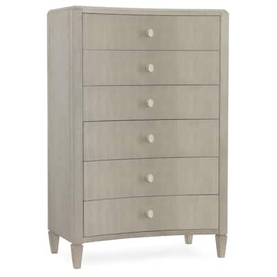 Hooker Furniture Elixir 38" Wide Rubberwood and Walnut Dresser with 6