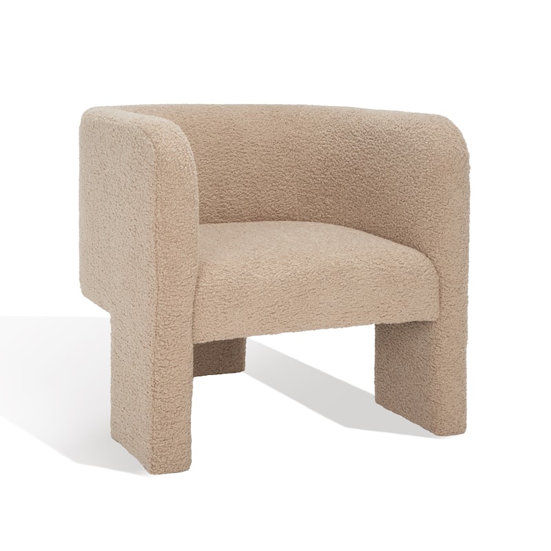 SAFAVIEH Couture Sammie 3-Leg Boucle Accent Chair - 30 in. W x 30 in. D x 29 in. H
