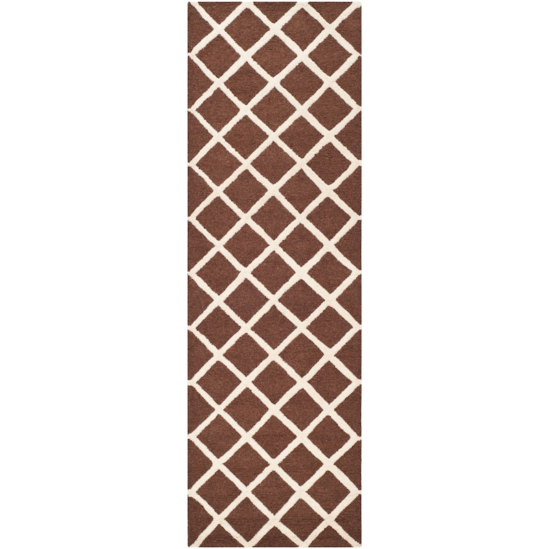 SAFAVIEH, Handmade Cambridge Siire Moroccan Trellis Wool Rug