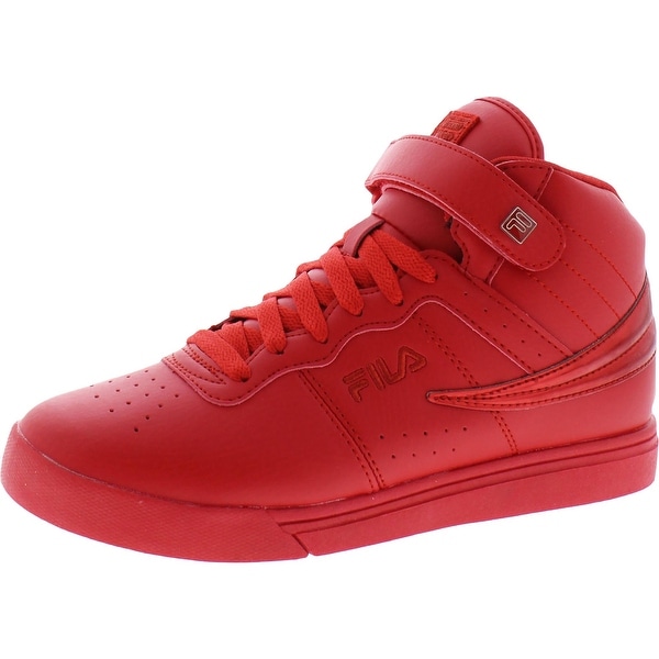 Fila Womens Vulc 13 Chrome Sneakers Faux Leather High Top