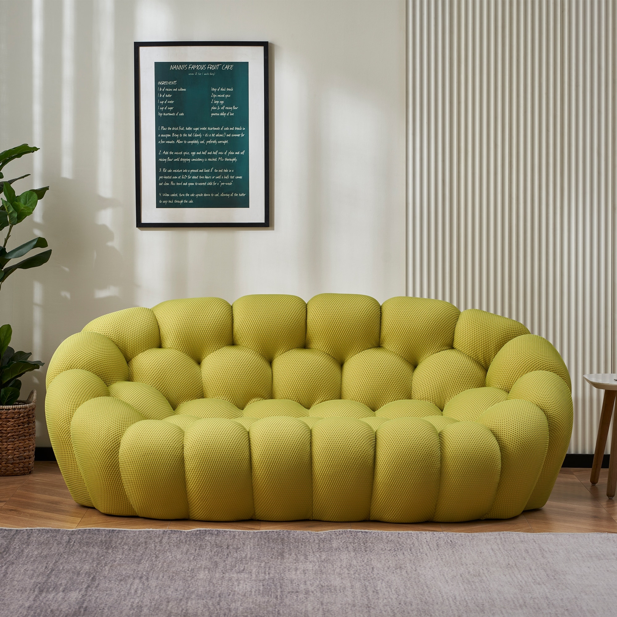 2-Seat-Loveseat-Bubble-Curved-