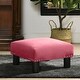 preview thumbnail 54 of 130, The Curated Nomad Performance Fabric Stardust Square Upholstered Footstool Ottoman