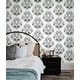 preview thumbnail 5 of 6, NextWall Spring Damask Peel and Stick Wallpaper - 20.5 in. W x 18 ft. L